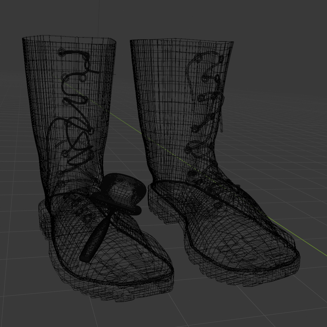 Old combat boots and a cheeseslicer preview image 2